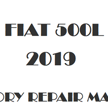 2019 Fiat 500L repair manual Image