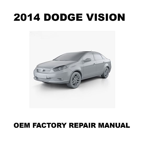 2014 Dodge Vision repair manual Image