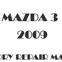 2009 Mazda 3 repair manual Image