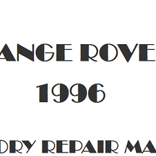 1996 Range Rover P38a repair manual Image