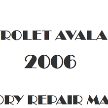 2006 Chevrolet Avalanche repair manual Image