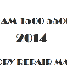 2014 Ram 1500 5500 repair manual Image