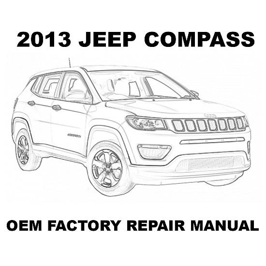 2013 Jeep Compass repair manual Image