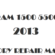 2013 Ram 1500 5500 repair manual Image