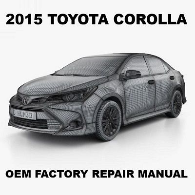 2015 Toyota Corolla repair manual Image