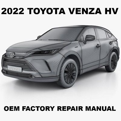 2022 Toyota Venza HV repair manual Image