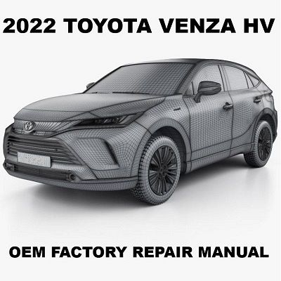 2022 Toyota Venza HV repair manual Image