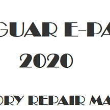 2020 Jaguar E-PACE repair manual Image