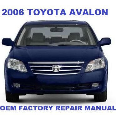 2006 Toyota Avalon repair manual Image