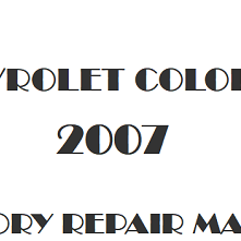 2007 Chevrolet Colorado repair manual Image