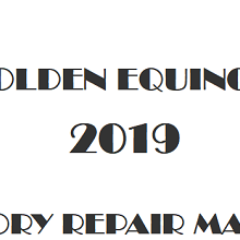 2019 Holden Equinox repair manual Image