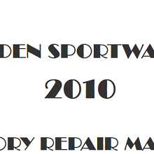 2010 Holden Sportwagon repair manual Image