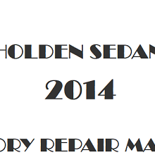 2014 Holden Sedan repair manual Image