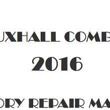 2016 Vauxhall Combo D repair manual Image