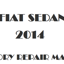 2014 Fiat Sedan repair manual Image