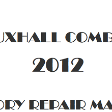2012 Vauxhall Combo D repair manual Image