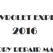 2016 Chevrolet Express repair manual Image