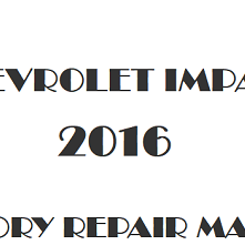 2016 Chevrolet Impala repair manual Image