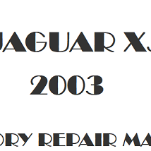 2003 Jaguar XJ repair manual Image