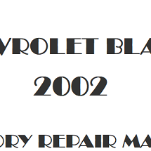 2002 Chevrolet Blazer repair manual Image