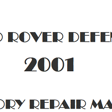 2001 Land Rover Defender repair manual Image