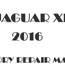 2016 Jaguar XF repair manual Image