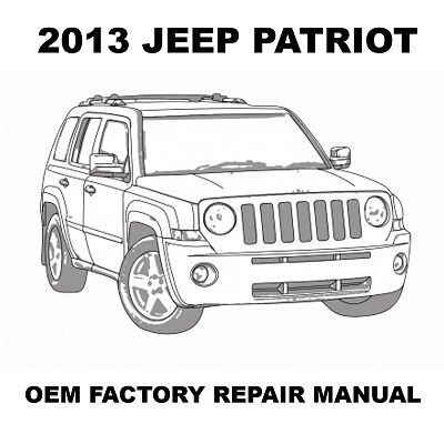 2013 Jeep Patriot repair manual Image