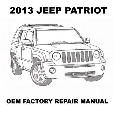 2013 Jeep Patriot repair manual Image