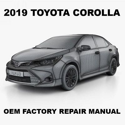2019 Toyota Corolla repair manual Image