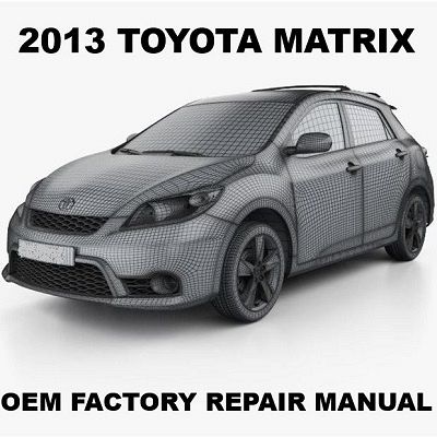 2013 Toyota Matrix repair manual Image