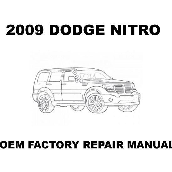 2009 Dodge Nitro repair manual Image