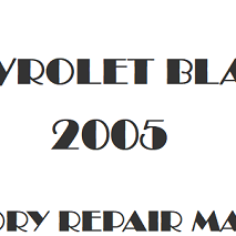 2005 Chevrolet Blazer repair manual Image