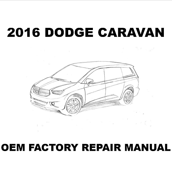 2016 Dodge Caravan repair manual Image