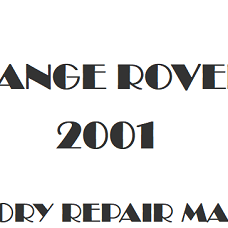 2001 Range Rover P38a repair manual Image