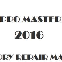 2016 Ram Pro Master City repair manual Image