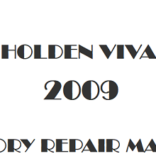 2009 Holden Viva repair manual Image