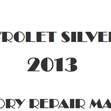 2013 Chevrolet Silverado repair manual Image