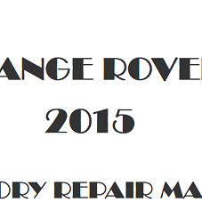 2015 Range Rover L405 repair manual Image