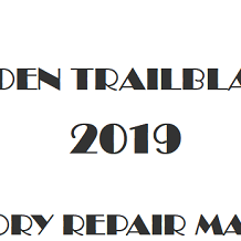 2019 Holden Trailblazer repair manual Image