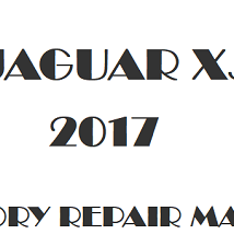 2017 Jaguar XJ repair manual Image