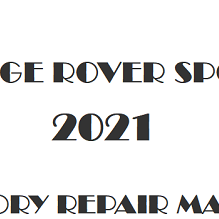 2021 Range Rover Sport repair manual Image