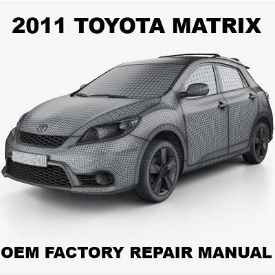 2011 Toyota Matrix repair manual Image