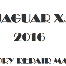 2016 Jaguar XJ repair manual Image