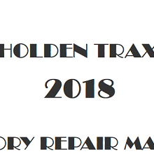 2018 Holden Trax repair manual Image