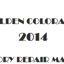2014 Holden Colorado repair manual Image