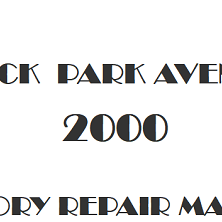 2000 Buick Park Avenue repair manual Image