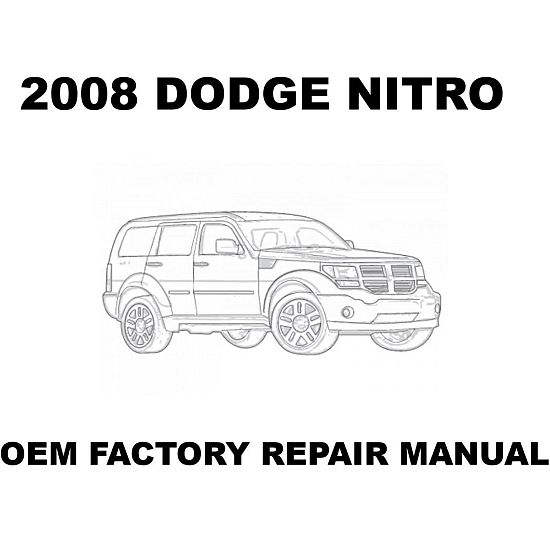 2008 Dodge Nitro repair manual Image