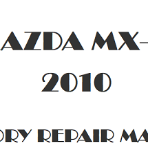 2010 Mazda MX-5 repair manual Image