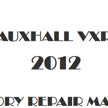 2012 Vauxhall VXR8 repair manual Image
