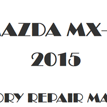 2015 Mazda MX-5 repair manual Image